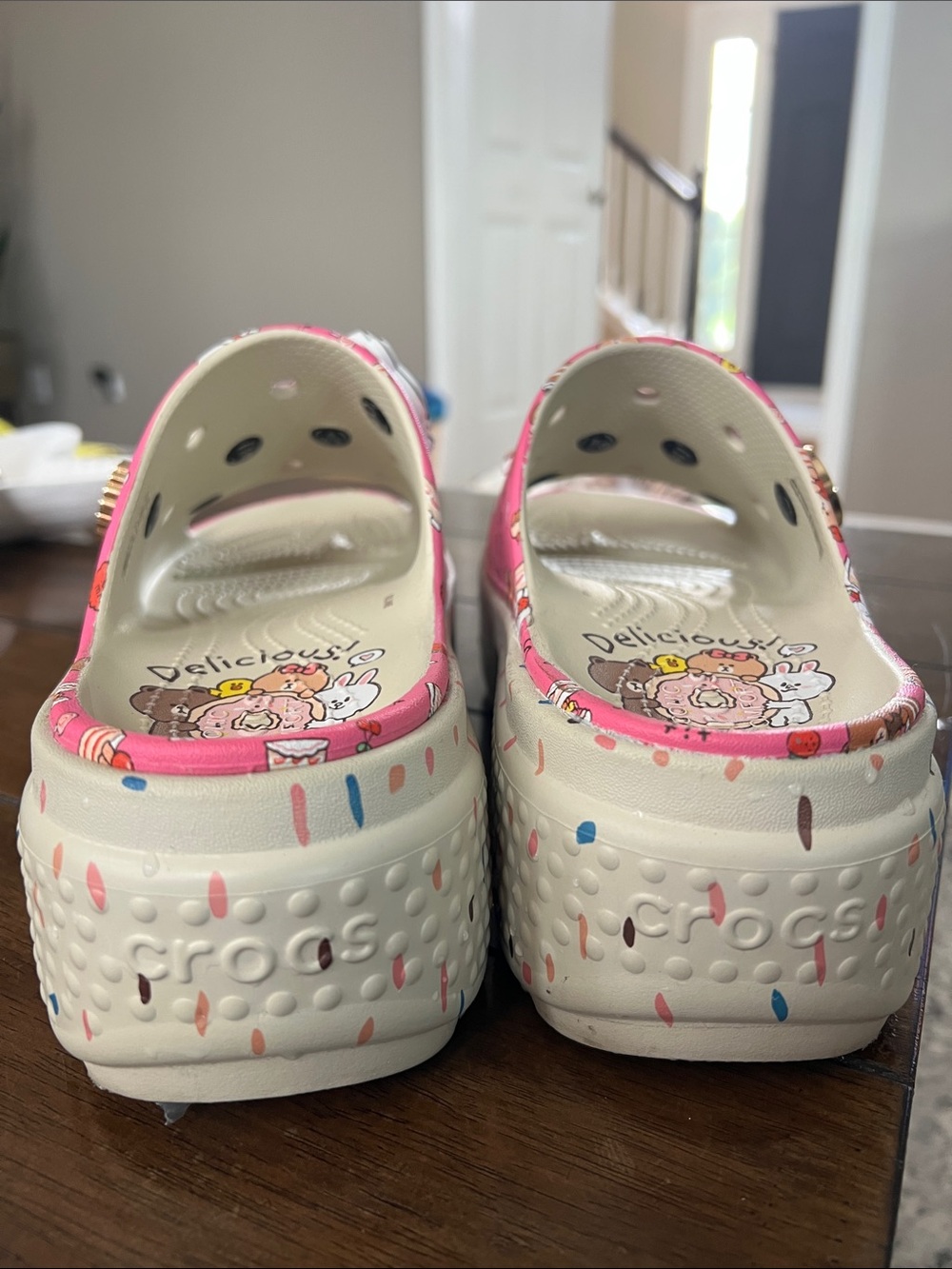 Pink Character plataform Sandals - Picture 5 of 12